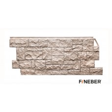 Фасадная панель ПВХ FineBer (Файнбир) Камень Дикий Песочный Фасадная панель ПВХ FineBer (Файнбир) Камень Дикий Песочный