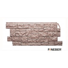 Фасадная панель ПВХ FineBer (Файнбир) Камень Дикий Терракотовый Фасадная панель ПВХ FineBer (Файнбир) Камень Дикий Терракотовый