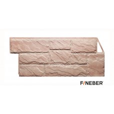Фасадная панель ПВХ FineBer (Файнбир) Камень Крупный Терракотовый Фасадная панель ПВХ FineBer (Файнбир) Камень Крупный Терракотовый
