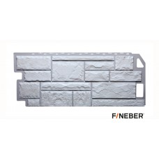 Фасадная панель ПВХ FineBer (Файнбир) Камень Мелованный Белый Фасадная панель ПВХ FineBer (Файнбир) Камень Мелованный Белый