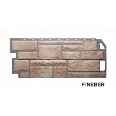 Фасадная панель ПВХ FineBer (Файнбир) Камень Терракотовый Фасадная панель ПВХ FineBer (Файнбир) Камень Терракотовый