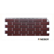 Фасадная панель ПВХ FineBer (Файнбир) Дачный Кирпич Клинкерный Жженый Фасадная панель ПВХ FineBer (Файнбир) Дачный Кирпич Клинкерный Жженый