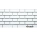 Фасадная панель ПВХ FineBer (Файнбир) Дачный Кирпич Клинкерный Белый