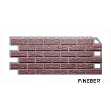 Фасадная панель ПВХ FineBer (Файнбир) Кирпич Красный Фасадная панель ПВХ FineBer (Файнбир) Кирпич Красный