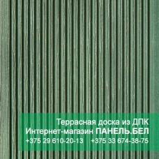 Террасная доска ДПК Терропласт под дерево, зелёный, м2 Террасная доска ДПК Терропласт под дерево, зелёный, м2