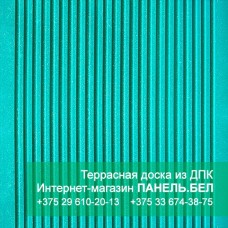 Террасная доска ДПК Терропласт, зеленый, м2 Террасная доска ДПК Терропласт, зеленый, м2