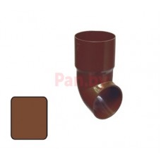 Слив (отмет) водосточной трубы Plastmo 125/90 D-90, Коричневый