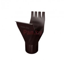 Воронка водосточная Grand Line 150/100 Granite double D-100 RAL8017