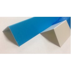 Уголок ПВХ в защитной пленке 20x20