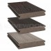 Террасная доска ДПК Savewood Abies Темно-коричневый