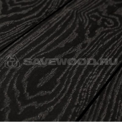 Террасная доска ДПК с тиснением Savewood Salix Черный