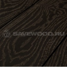 Террасная доска ДПК с тиснением Savewood Salix Темно-коричневый