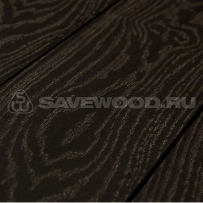 Террасная доска ДПК с тиснением Savewood Salix Темно-коричневый