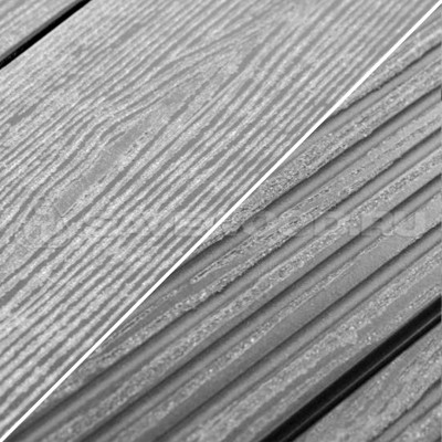 Террасная доска ДПК Savewood Ornus Пепельный