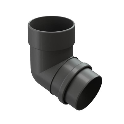 Колено водосточной трубы Docke Lux 72˚ D-100, Графит