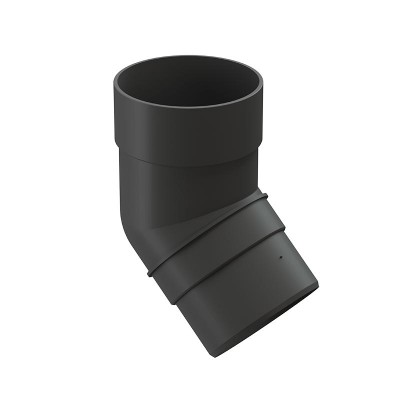 Колено водосточной трубы Docke Premium 45˚ D-85, Графит
