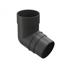 Колено водосточной трубы Docke Premium 72˚ D-85, Графит