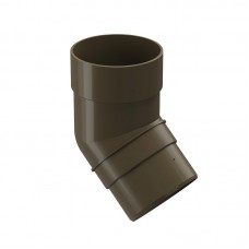 Колено водосточной трубы Docke Premium 45˚ D-85, Каштан