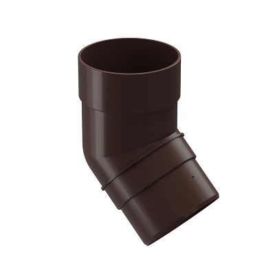 Колено водосточной трубы Docke Premium 45˚ D-85, Шоколад