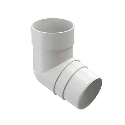 Колено водосточной трубы Docke Premium 72˚ D-85, Пломбир